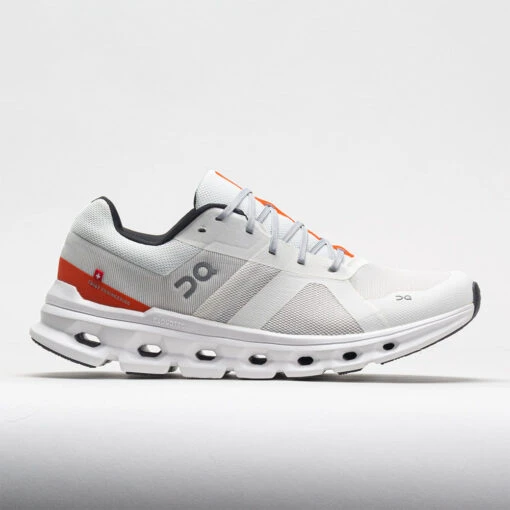 On Running On Cloudrunner Men's Undyed White/Flame -On Running Shop 049729 3