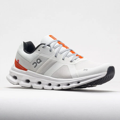 On Running On Cloudrunner Men's Undyed White/Flame -On Running Shop 049729 5